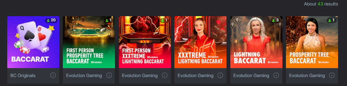 Baccarat Games