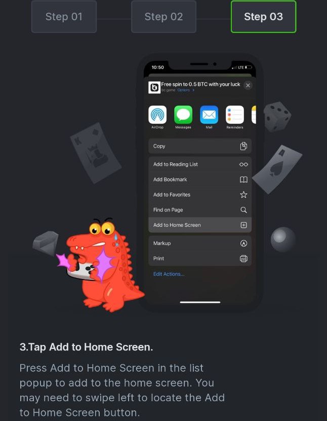 How to install a mobile app on iOS - Step 3